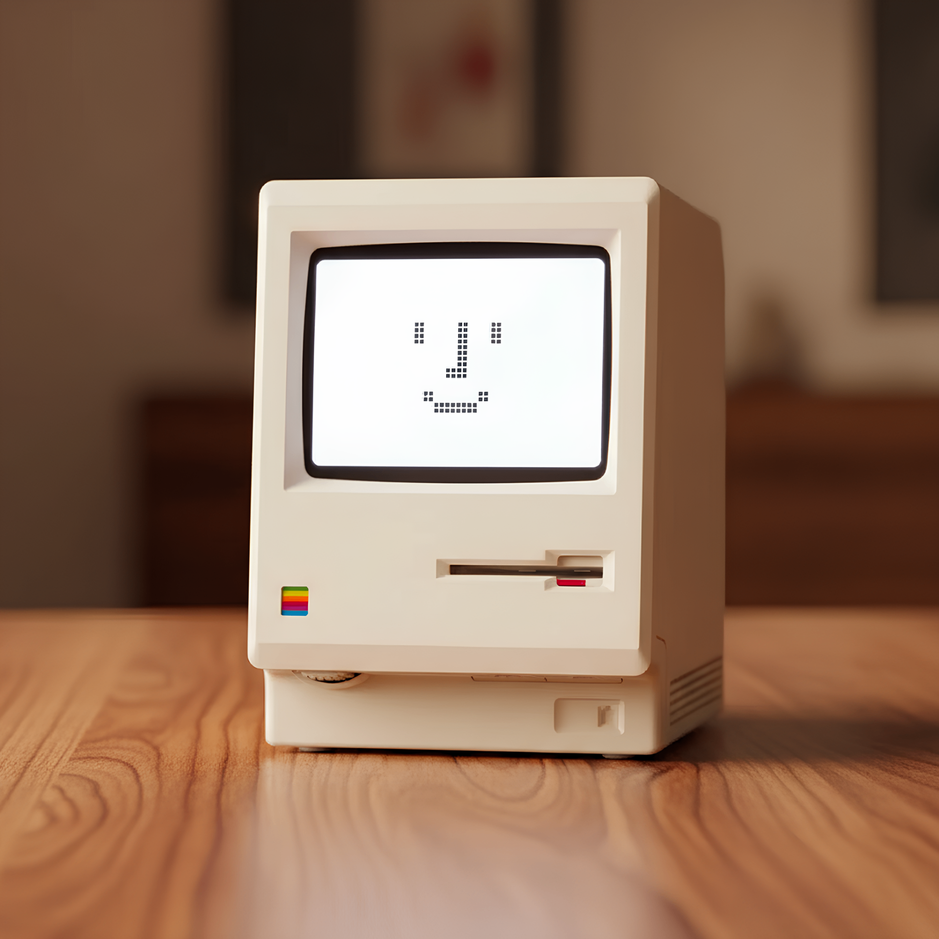 Maclock Maclock - Réveil Rétro Pixel WB-8 Style Macintosh 1984